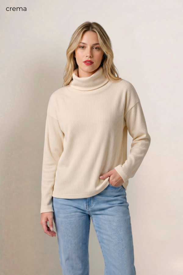 Poleron Largo Morley Baston Fino "SILVANA"