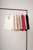 Remera Manga 3/4 Cuello V Cey Liso Juna