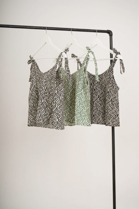 Musculosa Cey Premium Estampado Para Atar Boku - Imagen 2