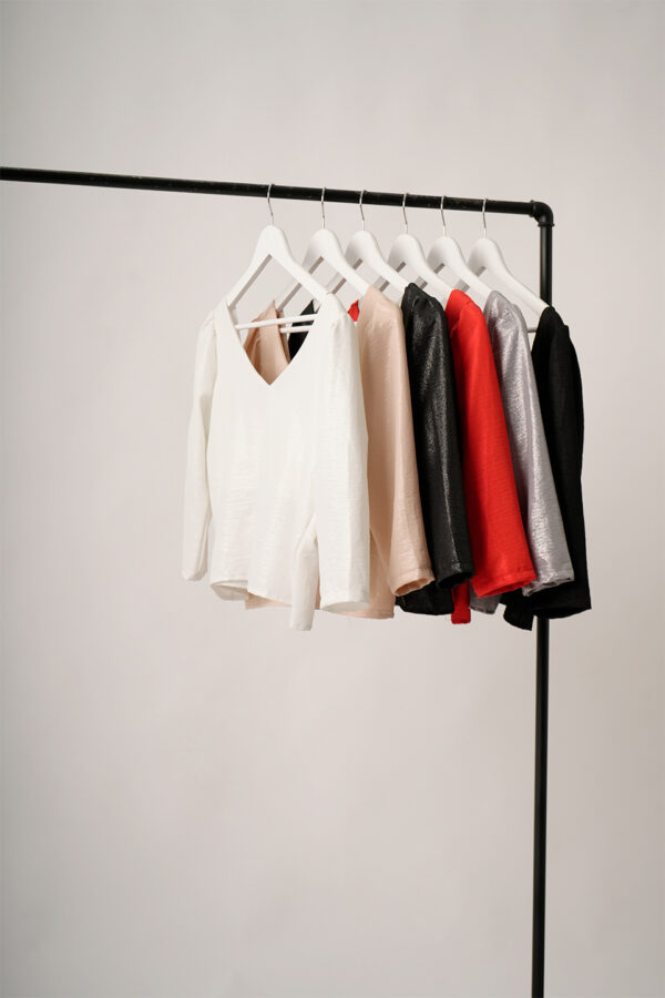 Remera Manga 3/4 Cuello V Cey Foil Ossy