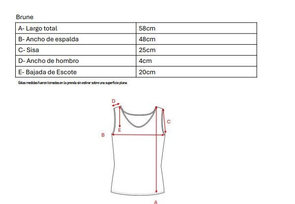 Musculosa Cey Premium Estampado Para Atar Atras Manga Volado Brune