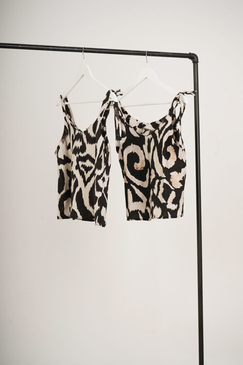 Musculosa Cey Premium Estampado Para Atar Veska