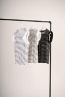 Musculosa Modal Rayado Mediano Mangas Poplin Orbi