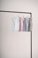 Chaleco Gabardina Rayada Rigida Con 3 Botones Trecca