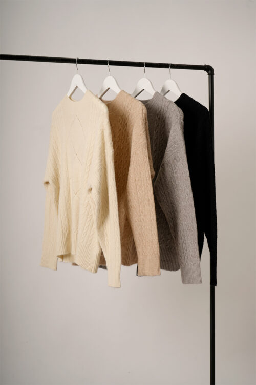 Sweater Amplio Dibujo Rombo Montevideo