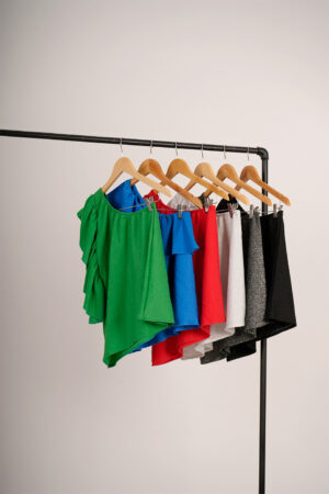 Top Lurex 1 Hombro Con Volado Al Costado Ceci
