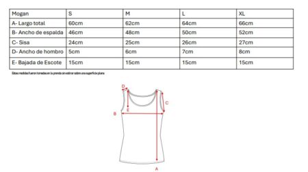 Musculosa Con Gota Broderie Punto Flor Mogan - Imagen 5