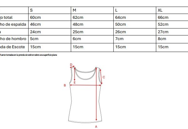 Musculosa Con Gota Broderie Punto Flor Mogan