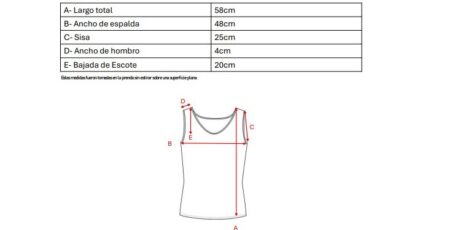 Musculosa Cey Premium Estampado Para Atar Atras Manga Volado Nuno - Imagen 5
