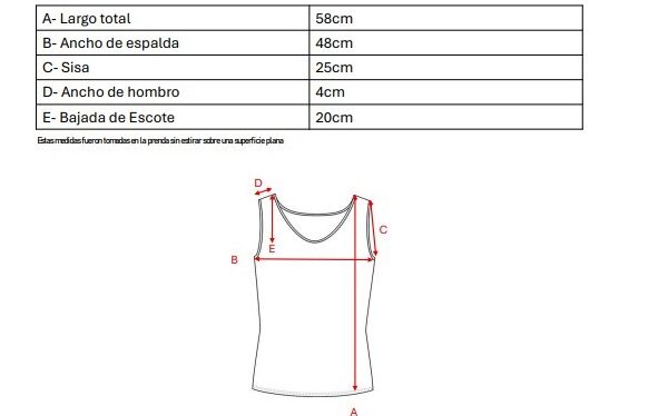 Musculosa Cey Premium Estampado Para Atar Atras Manga Volado Pol