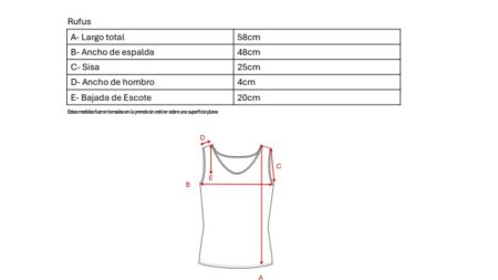 Musculosa Cey Premium Estampado Para Atar Atras Manga Volado Rufus - Imagen 5