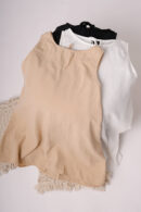 Vestido Lino Camisero Liso Para Atar Atras Mimi