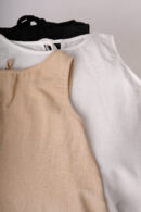 Vestido Lino Camisero Liso Para Atar Atras Mimi