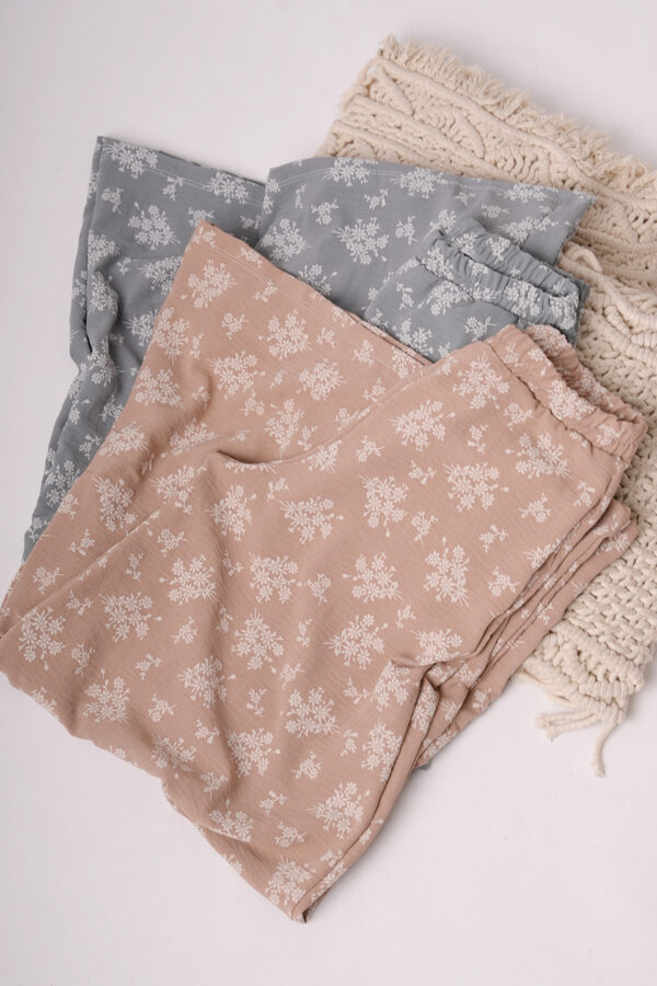 Palazzo Cey Broderie Puffing Estampado Florcitas Adriana