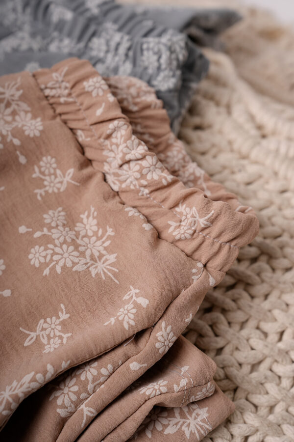 Palazzo Cey Broderie Puffing Estampado Florcitas Adriana