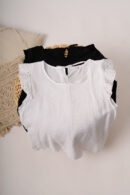 Musculosa Cey Premium Manga Broderie Para Atar Atras Cliff
