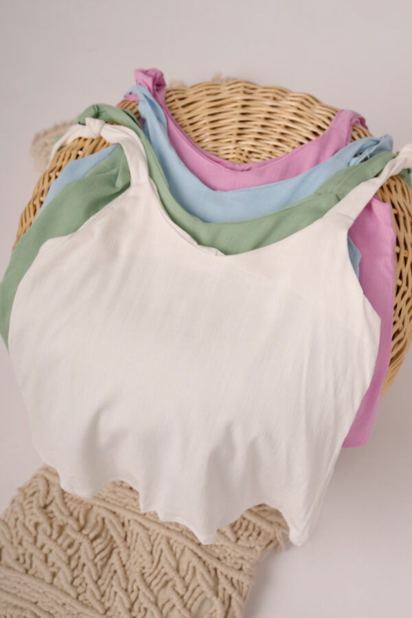 Musculosa Para Atar Lino Begonia
