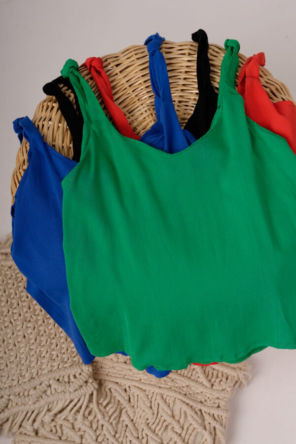 Musculosa Para Atar Lino Begonia