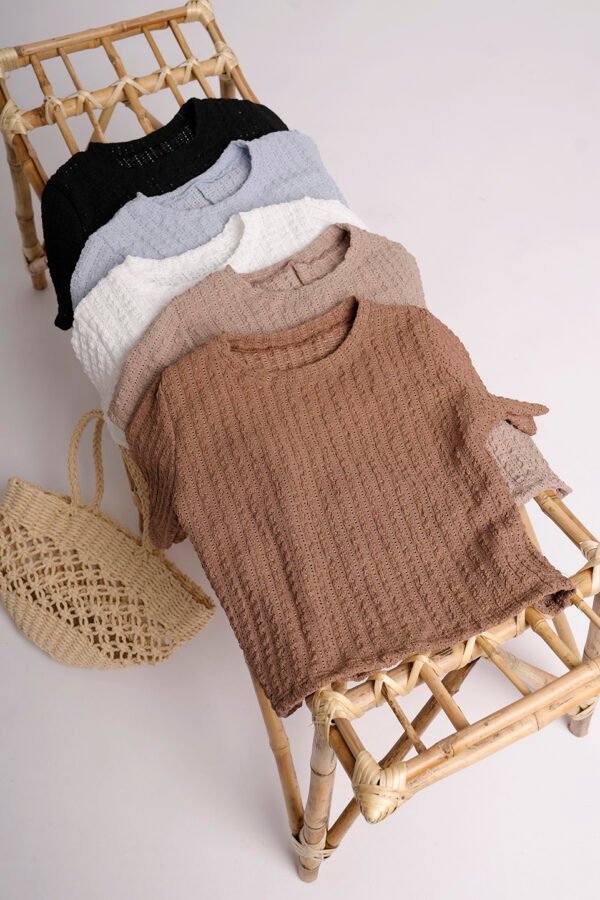 Top Manga Corta Hawai Dami