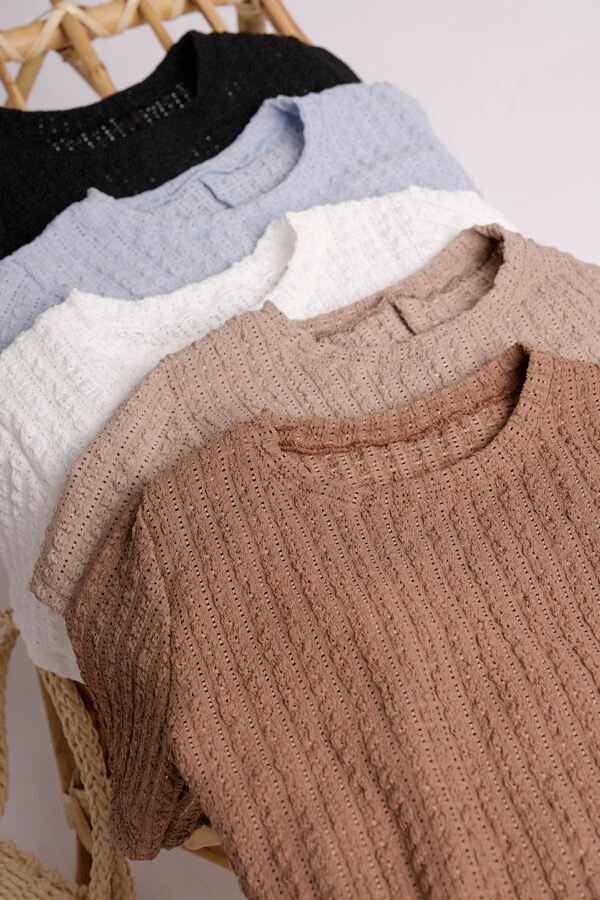 Top Manga Corta Hawai Dami