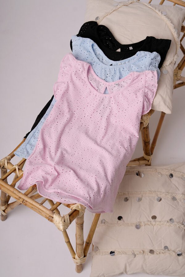 Musculosa Gota Broderie Punto Jazmin