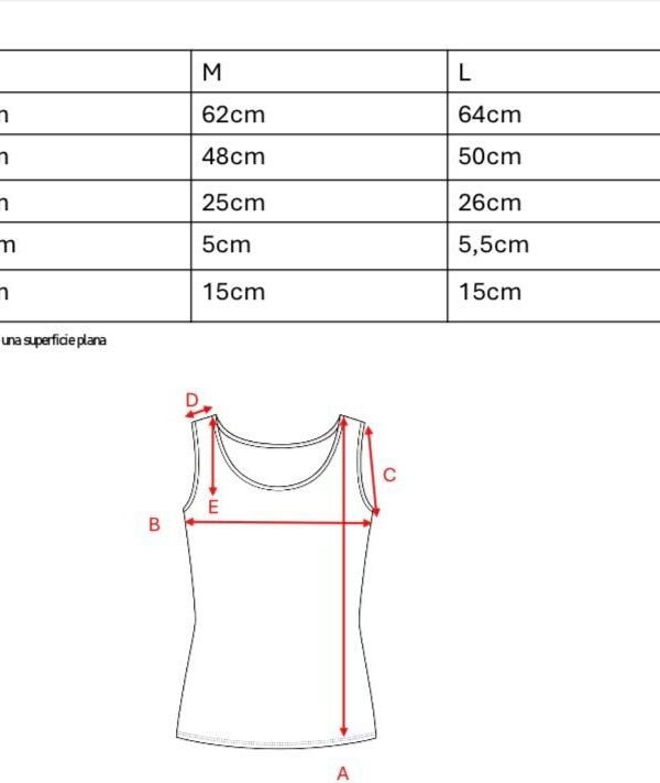 Musculosa Gota Hawai Melisa