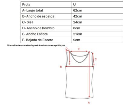 Musculosa Puntilla Broderie Cuello Tacha Prola - Imagen 5