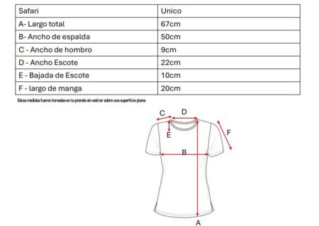 Remera Manga Corta Lycra Puntilla Tacha Broderie Safari - Imagen 5