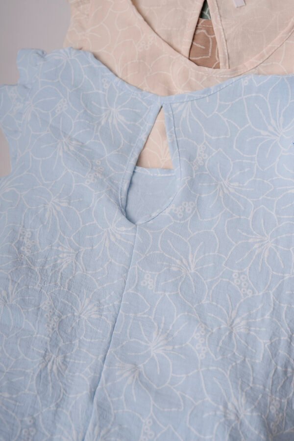 Musculosa Gota Cey Broderie Puffing Estampado Fenny