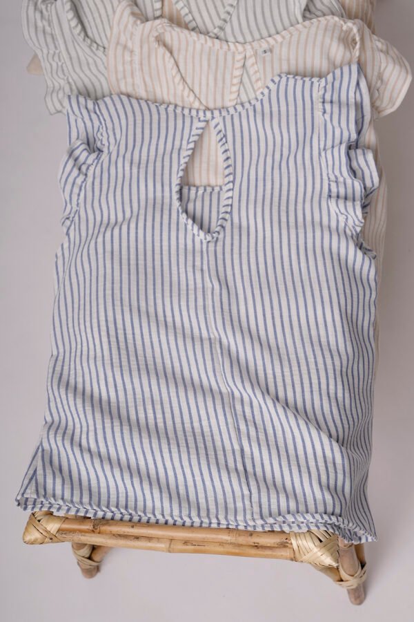 Musculosa Gota Lino Rayado Dante