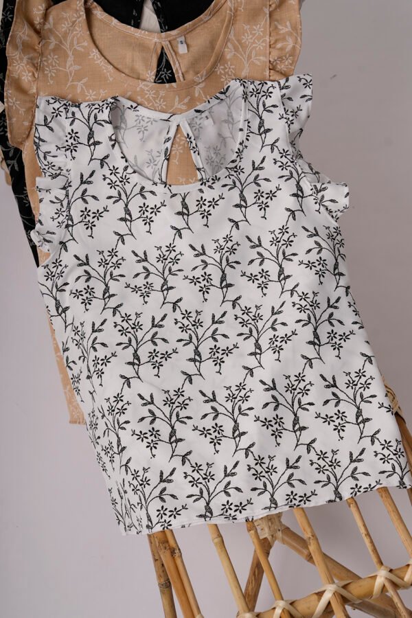 Musculosa Gota Lino Twill Puffing Trega