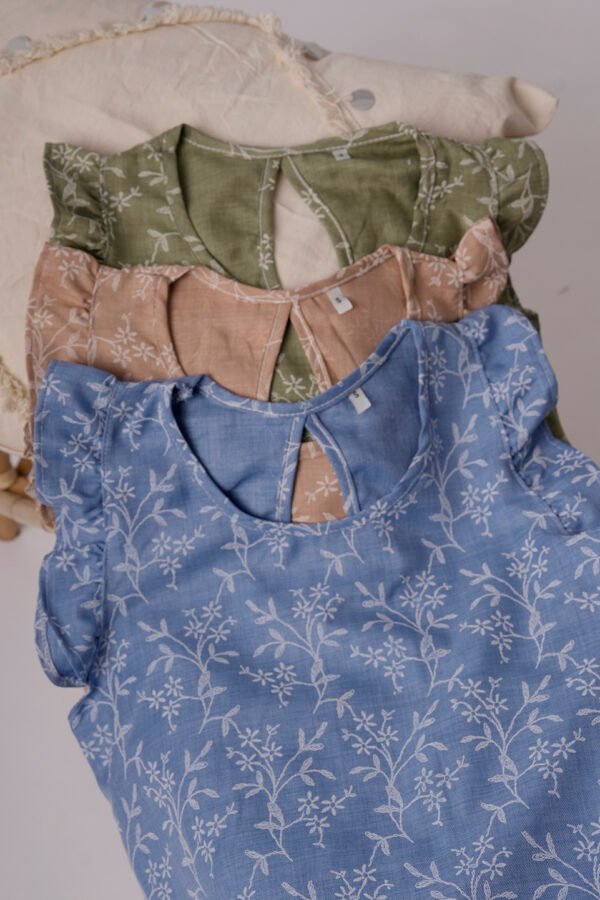 Musculosa Gota Lino Twill Puffing Trega