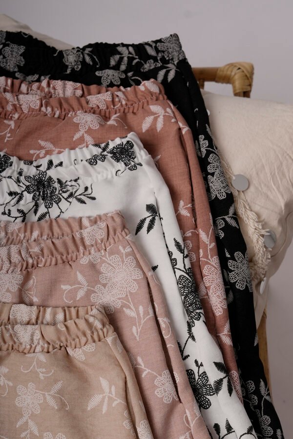 Palazzo Lino Twill Puffing Estampado Kaira