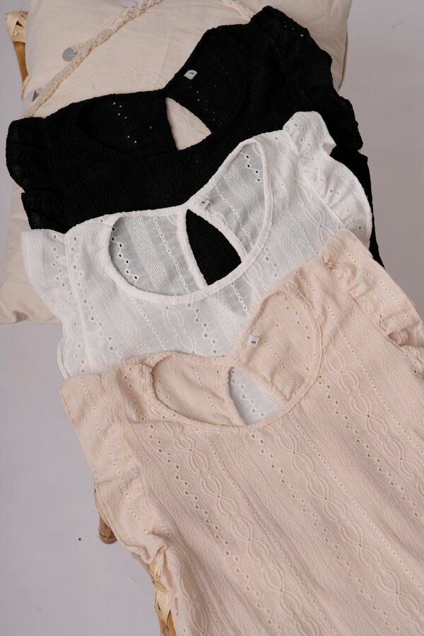 Musculosa Gota Broderie Crep Selene