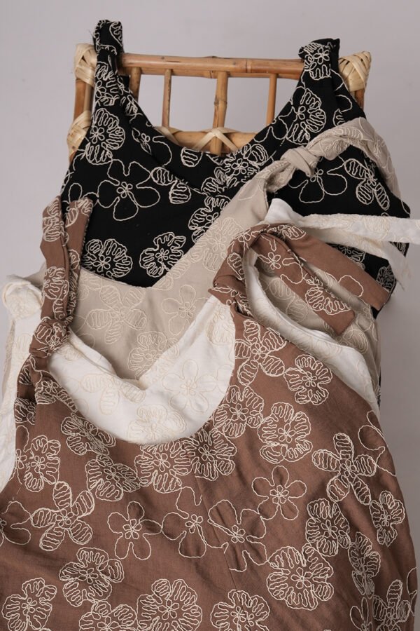 Solero Para Atar Lino Broderie Alma