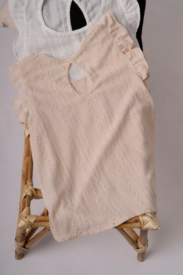 Musculosa Gota Broderie Crep Selene