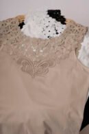 Musculosa Bretel Broderie Creta