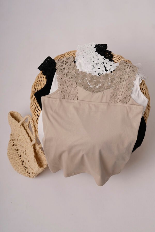 Musculosa Bretel Broderie Creta