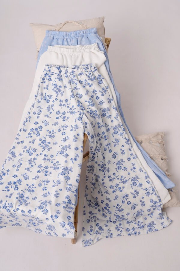 Palazzo Cey Broderie Puffing Estampado Triana