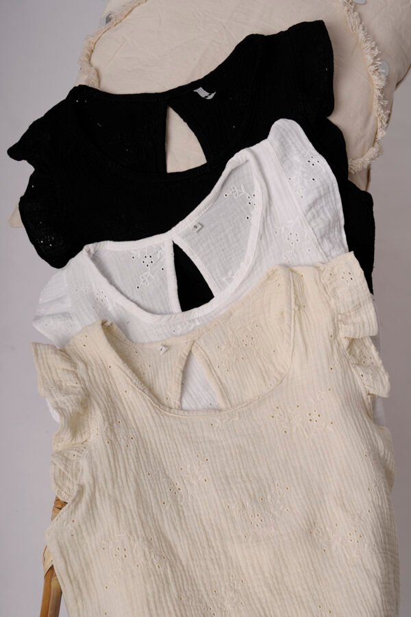 Musculosa Gota Algodon Broderie Meryl