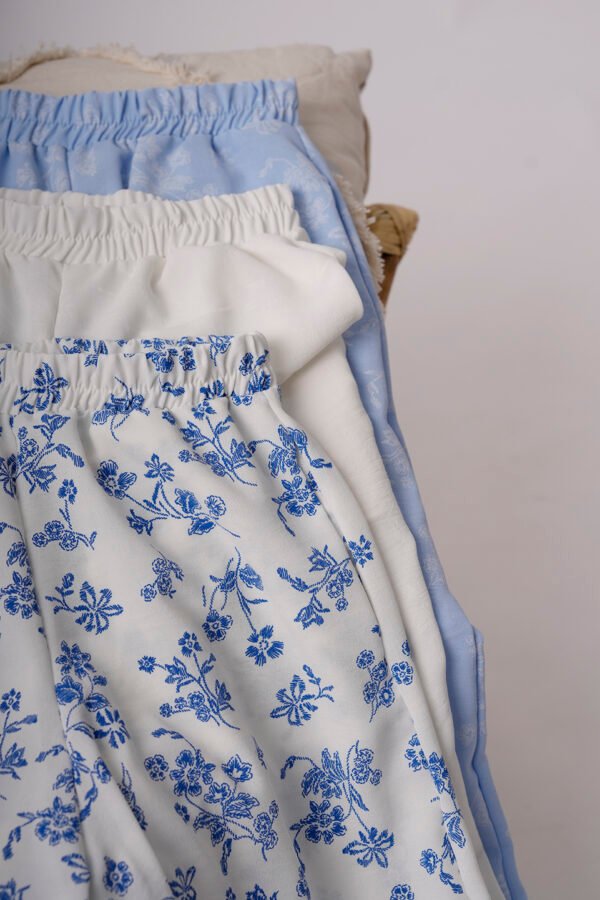 Palazzo Cey Broderie Puffing Estampado Triana