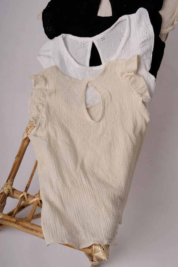 Musculosa Gota Algodon Broderie Meryl