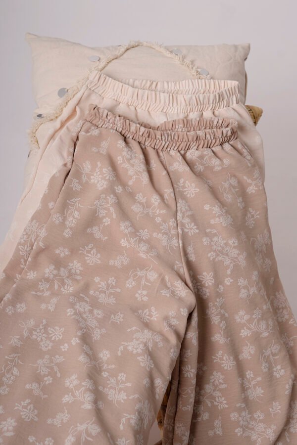 Palazzo Cey Broderie Puffing Estampado Triana