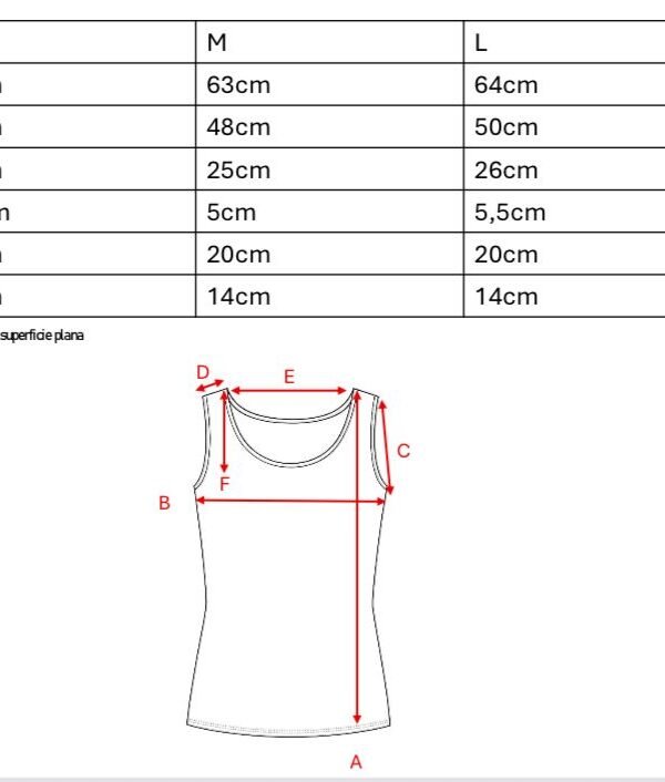 Musculosa Gota Lino Broderie Vane