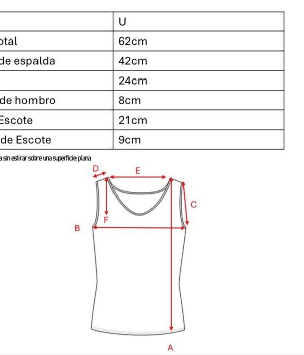 Musculosa Con Broderie Sky