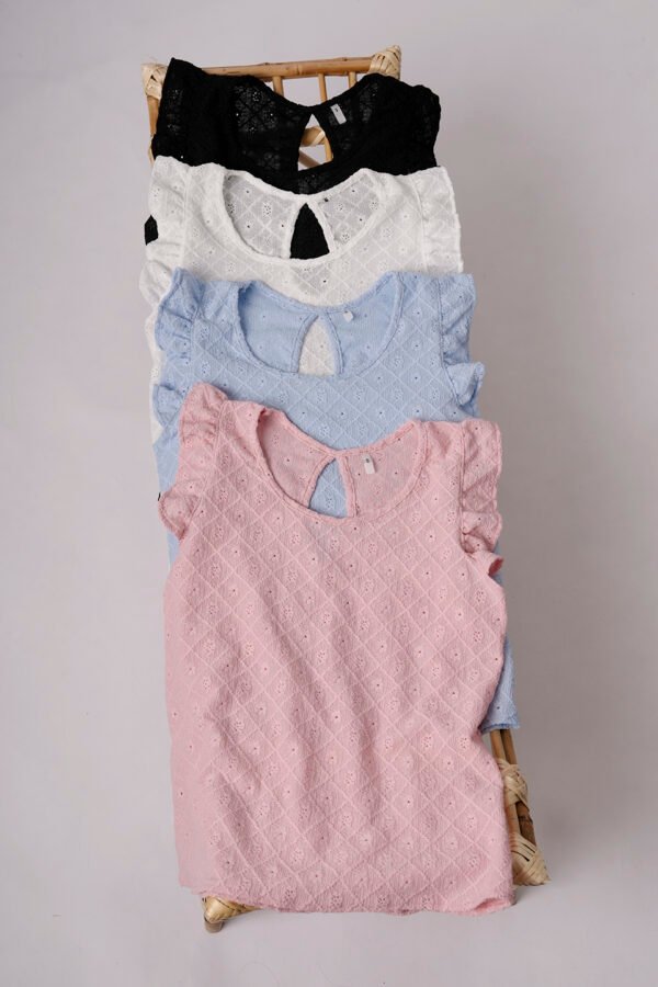 Musculosa Con Gota Broderie Crep Penny