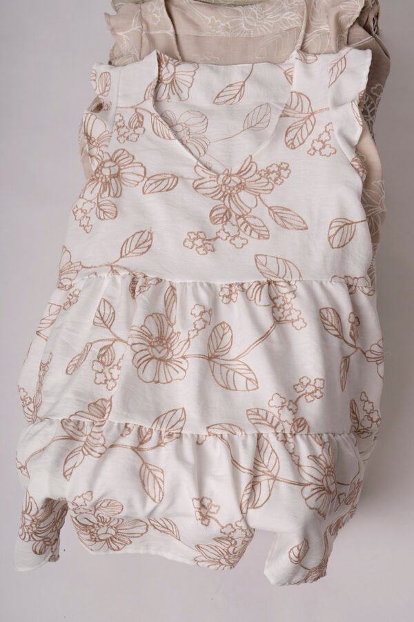 Solero Doble Volado Lino Broderie Sabri