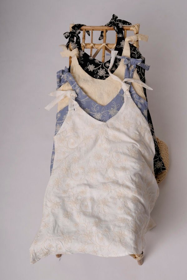 Solero Para Atar Lino Broderie Polly