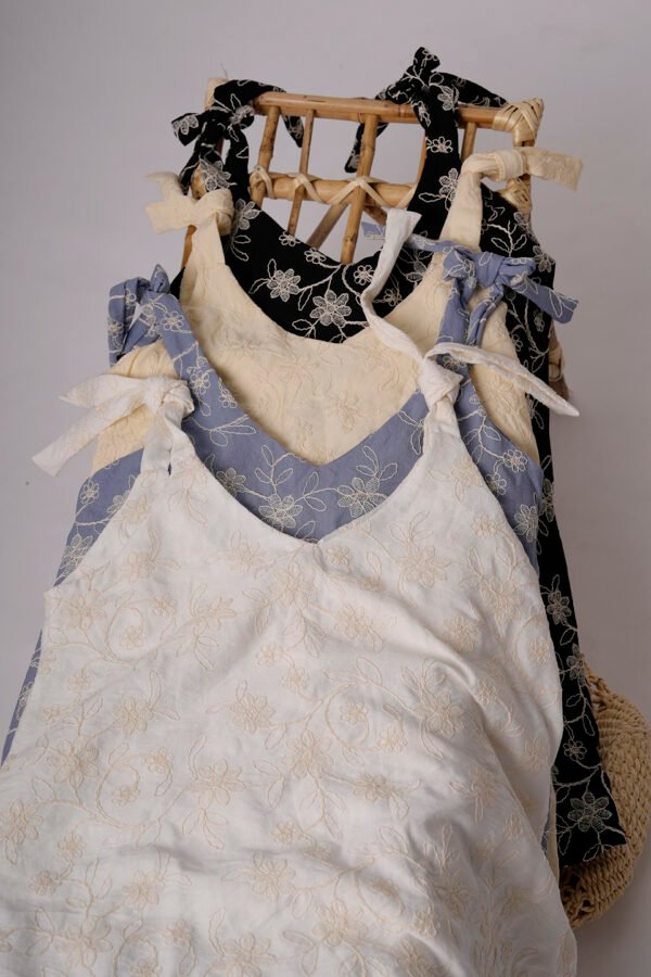 Solero Para Atar Lino Broderie Polly