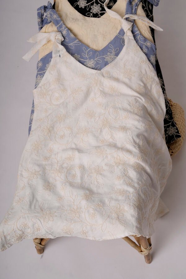 Solero Para Atar Lino Broderie Polly